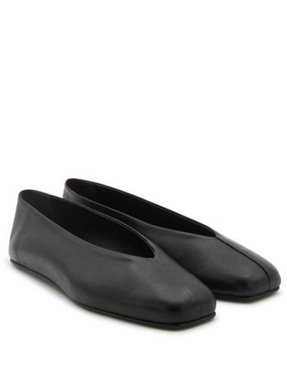 Eva Leather Flat Shoes Black - THE ROW - BALAAN 2