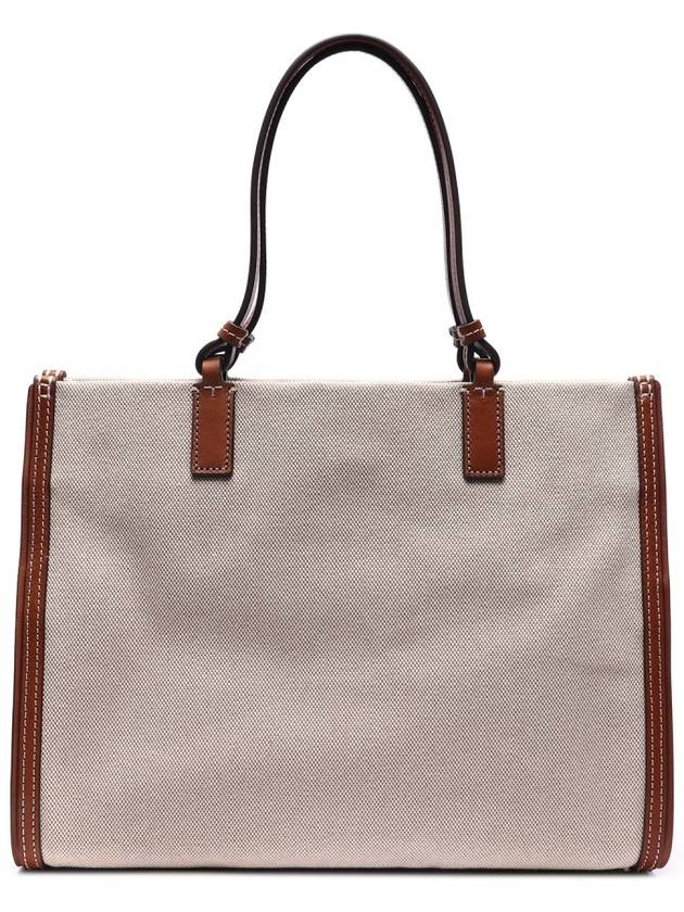 Women's Ella Canvas Small Tote Bag (88607 928 23S) - TORY BURCH - BALAAN 4