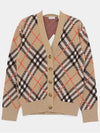 Checked wool blend cardigan 8093491 - BURBERRY - BALAAN 2