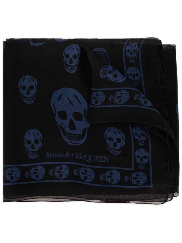 skull print silk scarf 5577174Q060 - ALEXANDER MCQUEEN - BALAAN 1