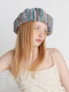 Summer Tweed Beret Mixed - BROWN HAT - BALAAN 2