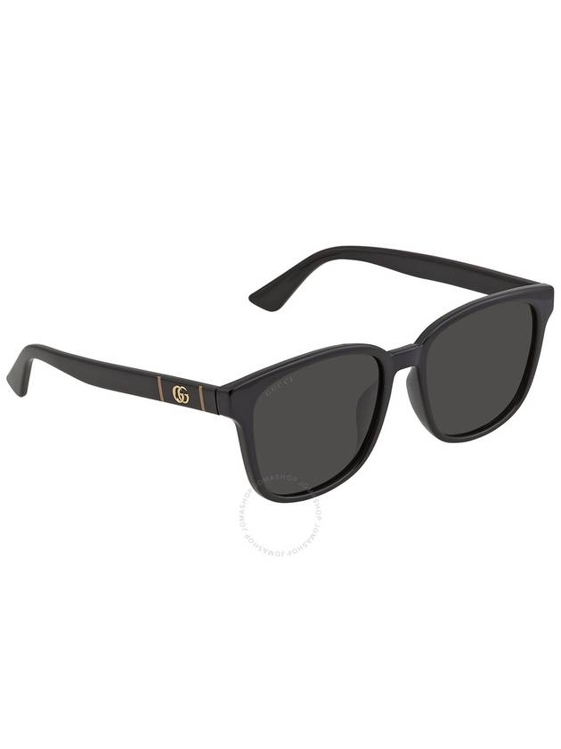 Eyewear Asian Fit Square Sunglasses Black Grey - GUCCI - BALAAN 3