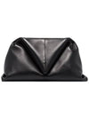 Women's Triangle Clutch Bag Black - BOTTEGA VENETA - BALAAN 2