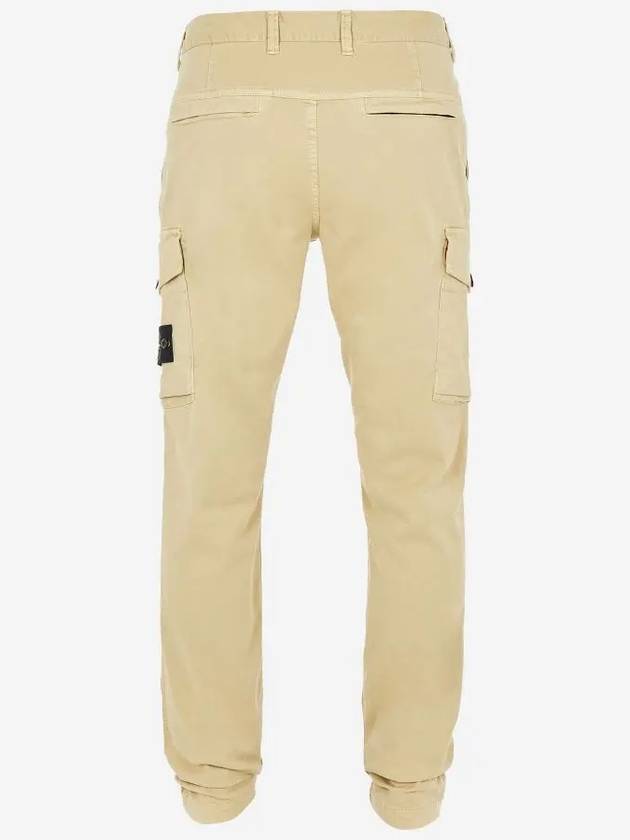 Waffen Patch Cargo Straight Pants Beige - STONE ISLAND - BALAAN.