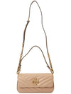 Kira Chevron Flap Small Shoulder Bag Sand - TORY BURCH - BALAAN 8