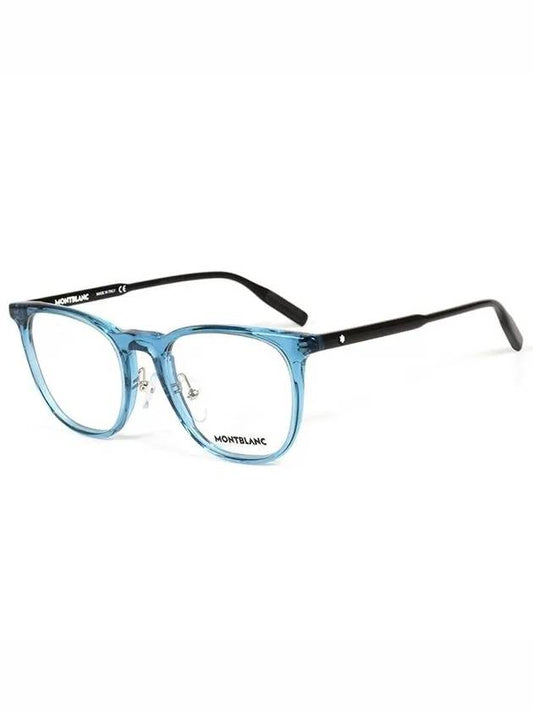 Eyewear Square Acetate Eyeglasses Blue - MONTBLANC - BALAAN 2