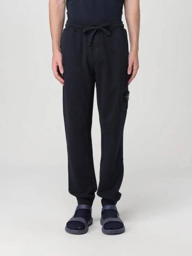 Compass Badge Capered Track Pants Navy - STONE ISLAND - BALAAN 2