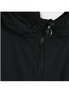 Fegeo Logo Patch Zip Up Hoodie Black - MONCLER - BALAAN 6