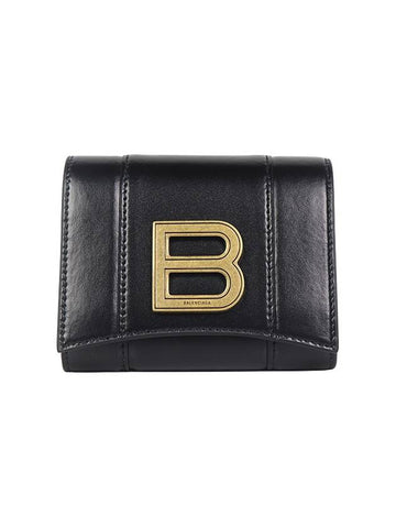 Hourglass compact half wallet 634834 1QJ4M 1000 - BALENCIAGA - BALAAN 1