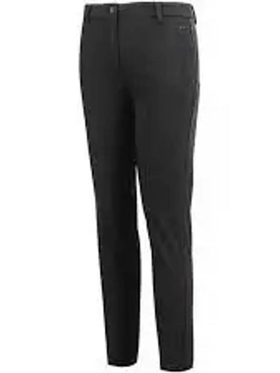 Lei Fleece Twill Straight Pants Black - J.LINDEBERG - BALAAN 2