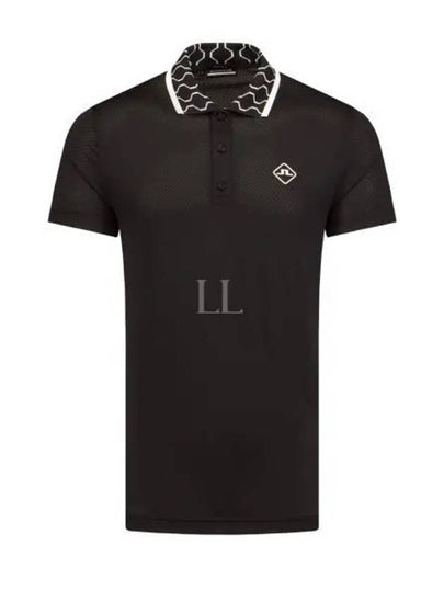 Glen Regular Fit PK Shirt Black - J.LINDEBERG - BALAAN 2