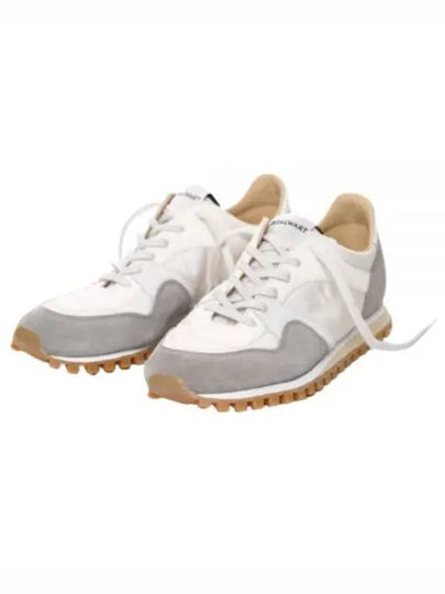 Men's Trail Leather Low Top Sneakers Light Grey - SPALWART - BALAAN 2