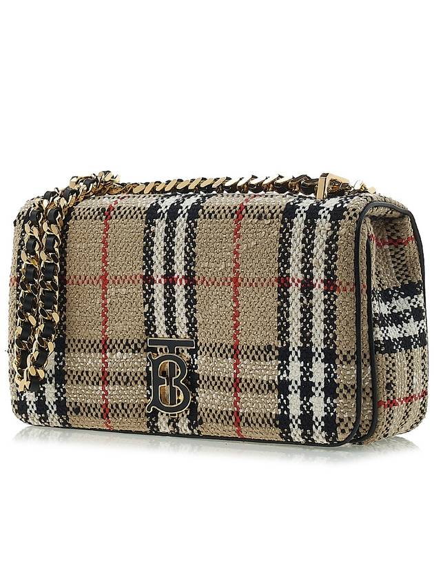 Boucle Lola Vintage Check Small Cross Bag Beige - BURBERRY - BALAAN 3