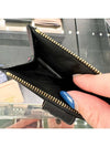 Vitello Zippered Leather Card Wallet Black - PRADA - BALAAN 11