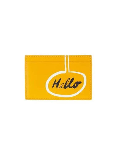 PS lettering graphic card wallet yellow - PAUL SMITH - BALAAN 1