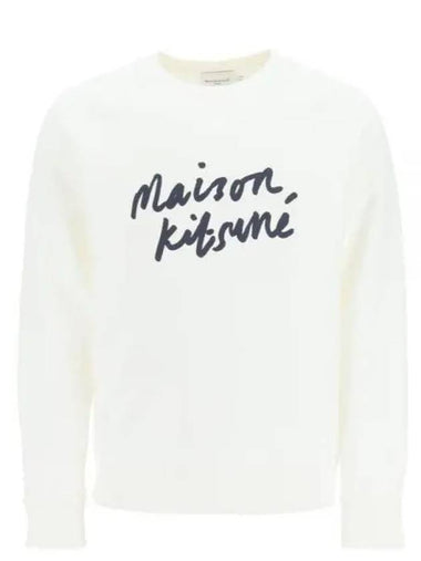 HANDWRITING CLEAN SWEATSHIRT FM00352KM0001 EC - MAISON KITSUNE - BALAAN 1