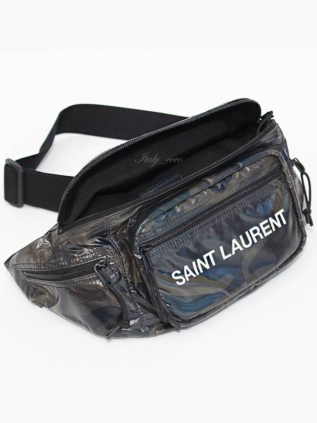 Men's Pouch Belt Bag Black - SAINT LAURENT - BALAAN 10