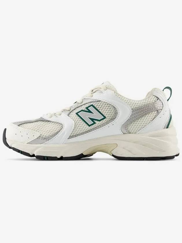 530 Low Top Sneakers Green White - NEW BALANCE - BALAAN 6