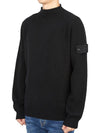 Ghost Piece Cashmere Knit Top Black - STONE ISLAND - BALAAN 3