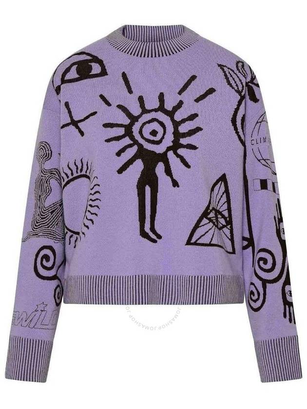 23 fw FLOK ARTWORK Sweater 6K04933S24375302 B0270429773 - STELLA MCCARTNEY - BALAAN 2