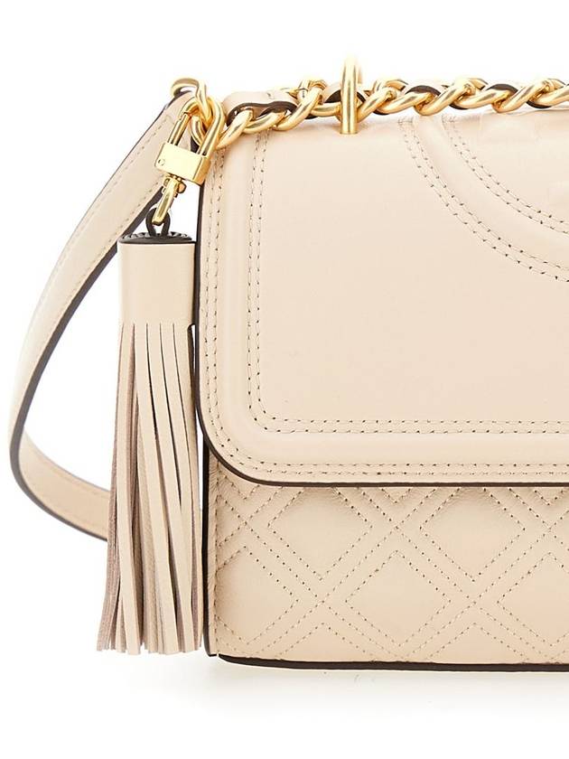 Small Fleming Convertible Shoulder Bag Ivory - TORY BURCH - BALAAN 4