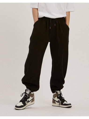 One Tuck Jogger Track Pants Black - MOO - BALAAN 1