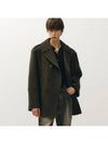 Heavy Wool Classic Half Double Coat Khaki - NOIRER - BALAAN 2