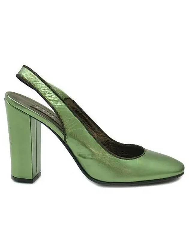 Smith Market Used Luxury Green Shoes Women s - LOEWE - BALAAN 3