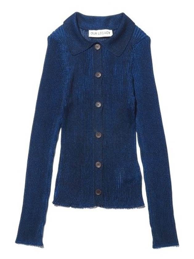 Mazzy Polo Cardigan Navy - OUR LEGACY - BALAAN 2