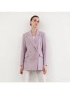 Peak drape double wool jacketLavender - SUBSET - BALAAN 1