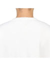 Garment Dyed Cotton Jersey Sweatshirt White - TEN C - BALAAN 8