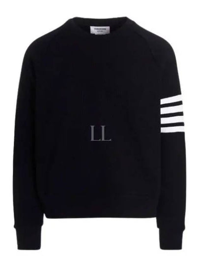 4 Bar Stripe Sweatshirt Navy - THOM BROWNE - BALAAN 2