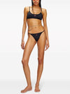 D Logo Bra Bikini Black - DIESEL - BALAAN 3