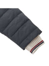 Poly Twill Down Filled 4-Bar Ski Padding Grey - THOM BROWNE - BALAAN 7