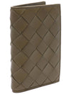 Intrecciato Flap Card Case Mud - BOTTEGA VENETA - BALAAN 4