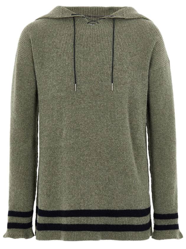 Men's Sailor Wool Knit Top Khaki - MAISON MARGIELA - BALAAN 1