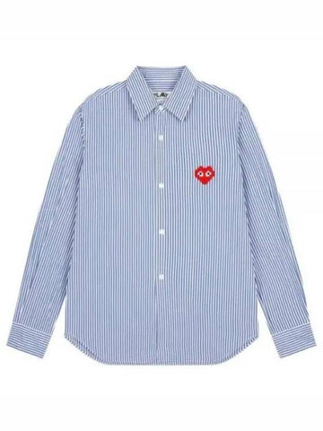 Long Sleeve Shirt P1B024 Blue - COMME DES GARCONS - BALAAN 1