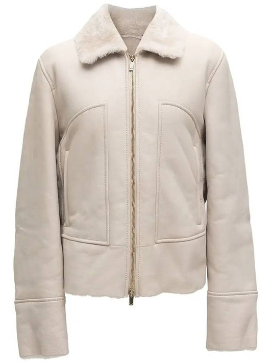 Studio Everydi Shearling Jacket Ivory EBRIDI 004 - MAX MARA - BALAAN 2