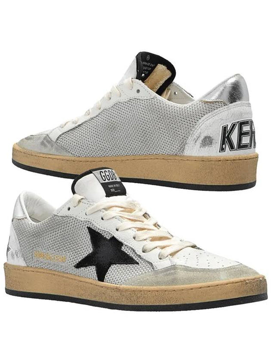 Ball Star Low Top Sneakers White Grey - GOLDEN GOOSE - BALAAN 2