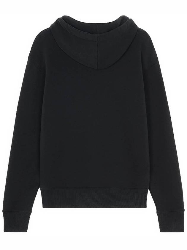 Grey Fox Head Patch Classic Hoodie Black - MAISON KITSUNE - BALAAN 3