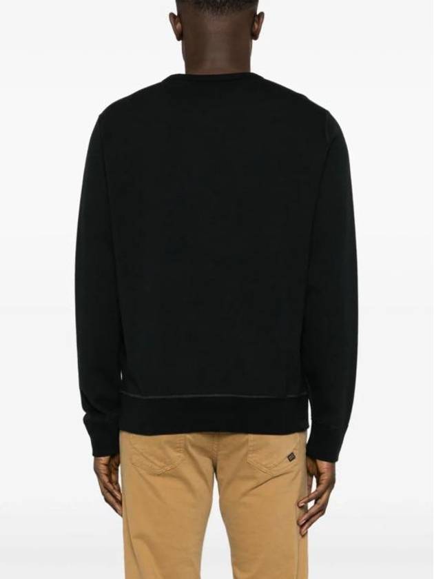 Embroidered Logo Basic Crew Neck Sweatshirt Black - POLO RALPH LAUREN - BALAAN 5