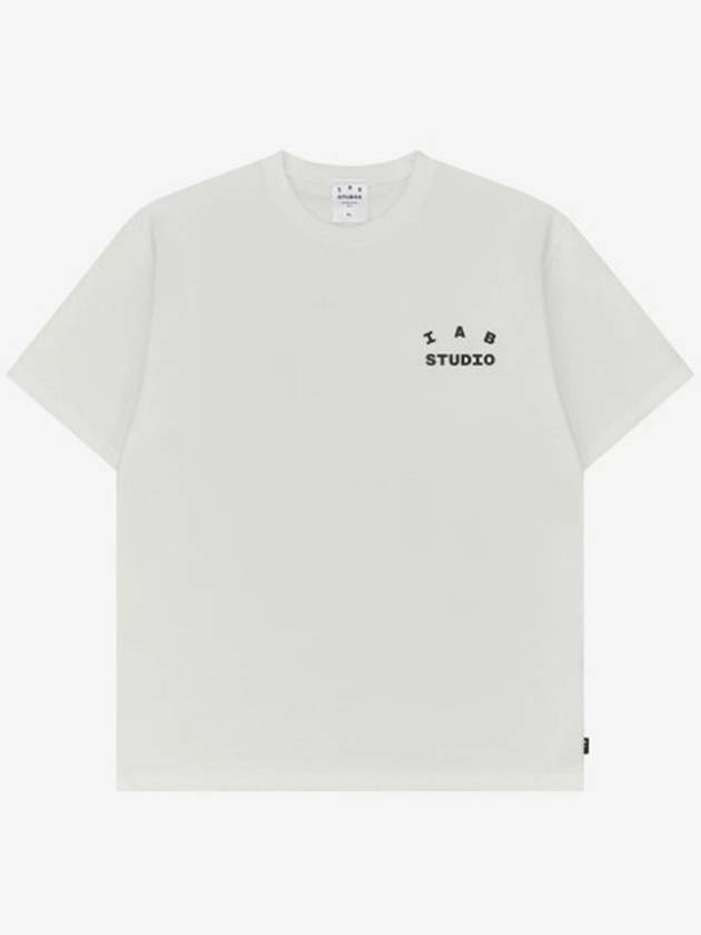 10th Anniversary Short Sleeve T-Shirt White - IAB STUDIO - BALAAN 3