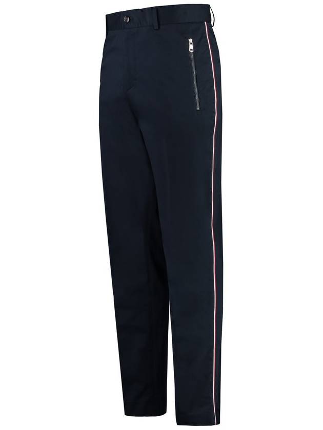 Gabardine Straight Pants Dark Blue - MONCLER - BALAAN 4