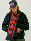 K-end paisley pattern two-face football muffler navy - KND - BALAAN 4