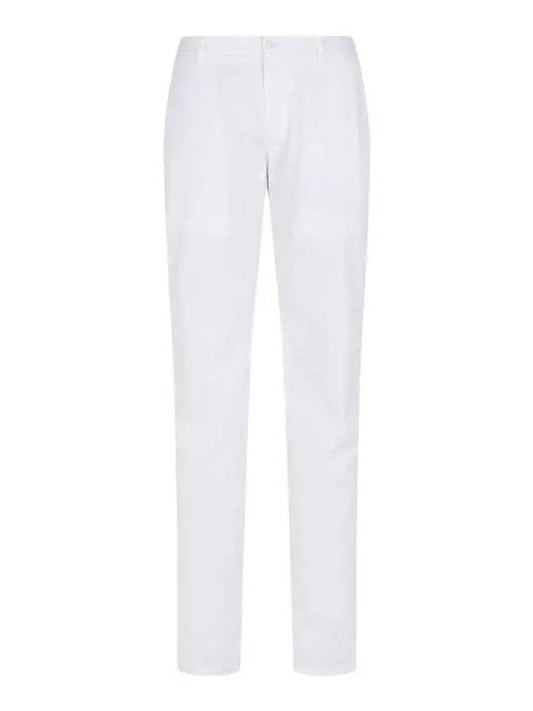 Men s Modern Stretch Chino Pants White - GIORGIO ARMANI - BALAAN 1