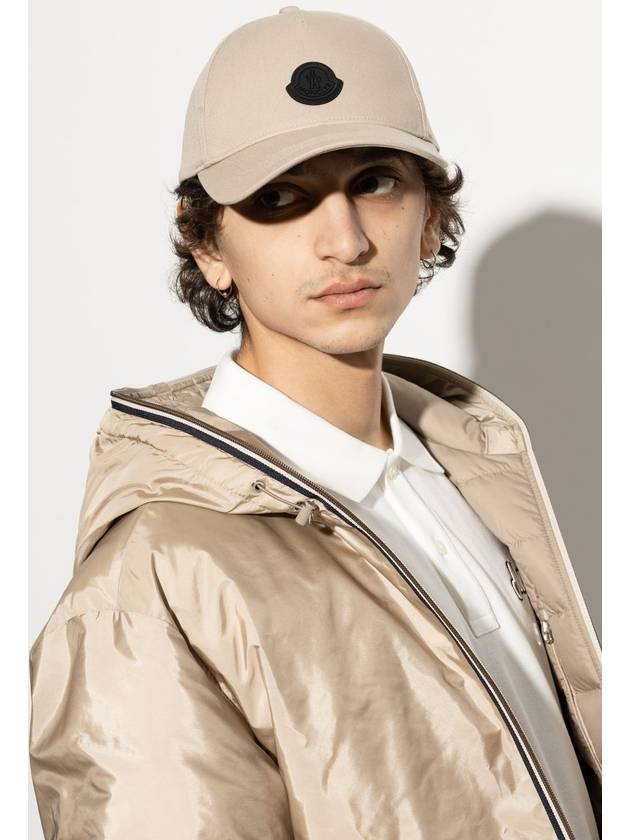 Moncler Baseball Cap, Men's, Beige - MONCLER - BALAAN 2