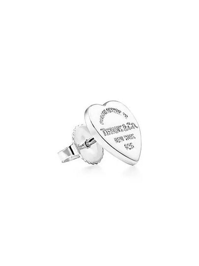 Return to Tiffany Lovestruck Heart Tag Arrow Earrings Silver 70878569 - TIFFANY & CO. - BALAAN 2