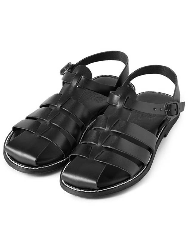 Women's Fisherman Sandals Venice Black - ANTICHI ROMANI - BALAAN 2