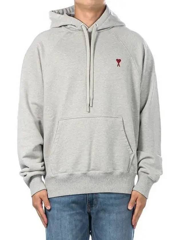 Men s Heart Logo Hooded Sweatshirt 270829 - AMI - BALAAN 1