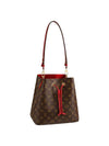 Louis Vuitton Neonoe Monogram Coclico Bucket Bag Brown Red - LOUIS VUITTON - BALAAN 1